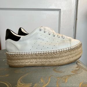 Steve Madden espadrille platform sneaker size 7